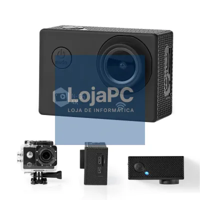 Câmara De Ação Ultra HD 4K Wi-Fi À Prova De água NEDIS