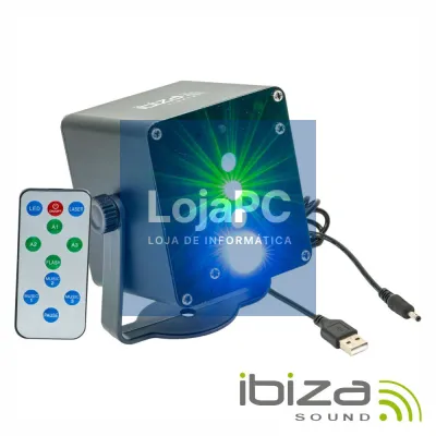 Laser RGB 160mW C/ LED 3W RGB IBIZA