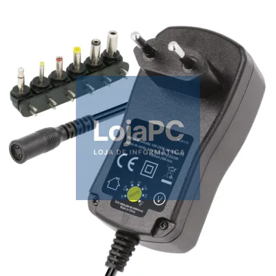 ALIMENTADOR COMPACTO UNIVERSAL 9-24V 1A 24W
