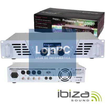 AMPLIFICADOR ÁUDIO 19" 2X480W BRANCO IBIZA