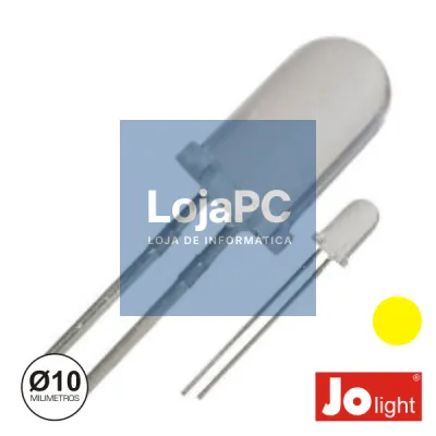 LED 10MM ALTO BRILHO AMARELO JOLIGHT