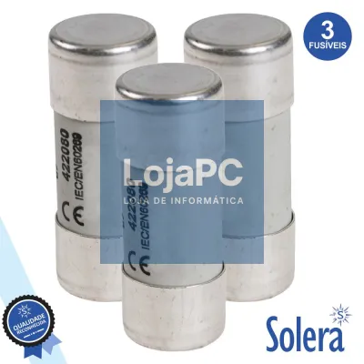 FUSÍVEL CERÂMICA 22X58 63A 690V 3X SOLERA