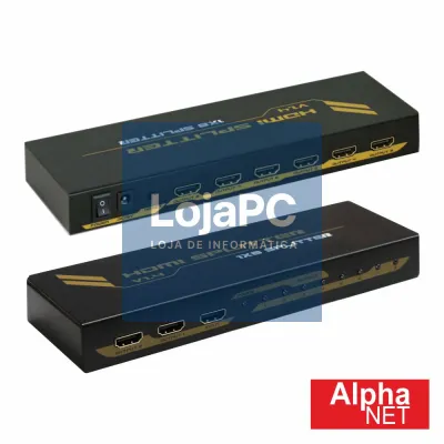 DISTRIBUIDOR HDMI AMPLIFICADO 1 ENTRADA 8 SAÍDAS