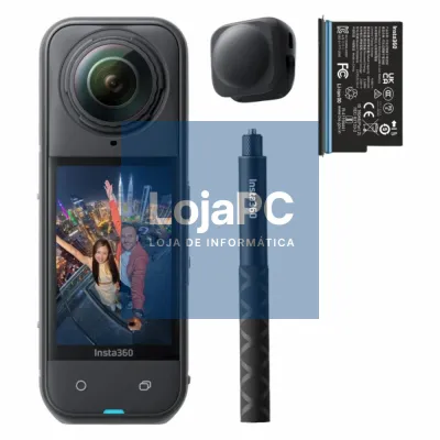 Câmara De Ação 360º 8K WiFi Starter Bundle INSTA360