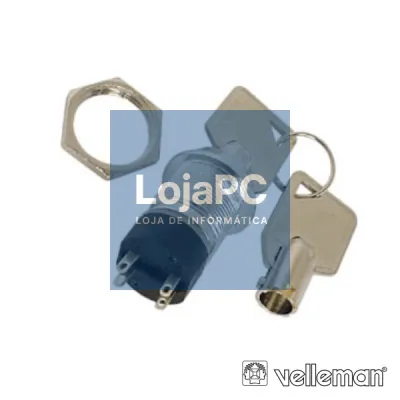 INTERRUPTOR C/ CHAVES 2P ON-OFF DPST VELLEMAN