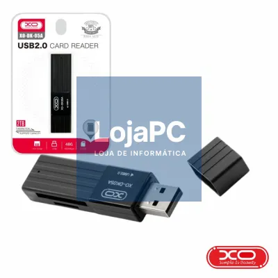Leitor Cartões De Memória USB 2.0 SD/MicroSD XO