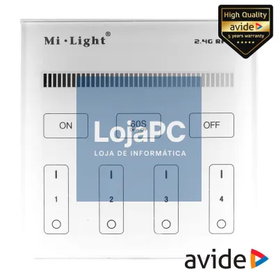 Interruptor de Parede Tátil P/ Fita LEDS 12V Monocor AVIDE