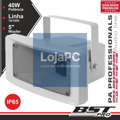 ALTIFALANTE CORNETA PA 100V 40W 5" IP65 ABS BRANCO
