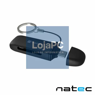 Leitor De Cartões de Memória USB-C 3.2 SCARAB C NATEC