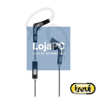 Auriculares C/ Fios E Microfone Branco TREVI