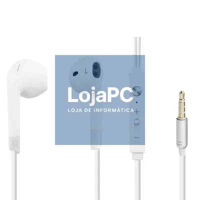 Auscultadores Stereo C/ Fios E Microfone