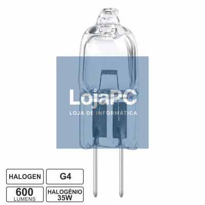 LÂMPADA G4 35W 12V HALOG