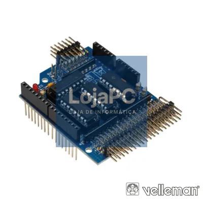 EXTENSÃO SHIELD C/ 24 ENTRADAS ANALÓGICAS P/ARDUINO VELLEMAN