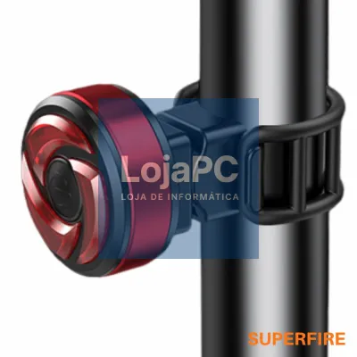 Lanterna Segurança Traseira P/ Bicicletas IP44 3W SUPERFIRE