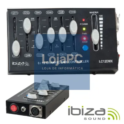 Controlador DMX 12 Canais Compacto IBIZA