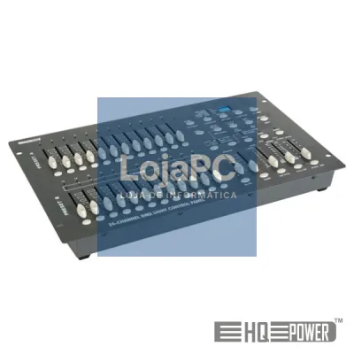 CONTROLADOR DE ILUMINAÇÃO DMX 24 CANAIS