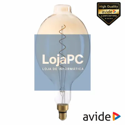 Lâmpada E27 8W 230V Filamento 2400K Dimável 500lm AVIDE