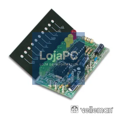 KIT MEDIDOR VU 1x10 LEDS MONO VELLEMAN