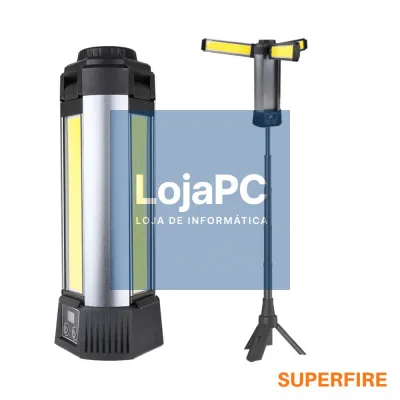 Lanterna LED Portátil Leaf Dobrável C/ Tripé 23W 2000lm IPX4