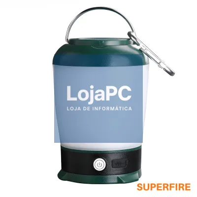 Lanterna Portátil C/ Gancho 9W/4W 200lm IP44 SUPERFIRE