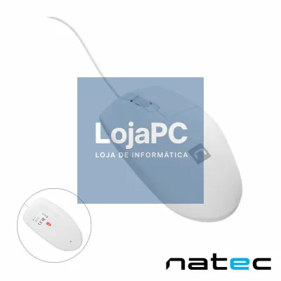 Rato Óptico C/ Fios 1000DPI USB Preto NATEC