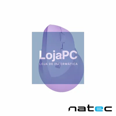Rato Óptico Vertical CRAKE 2 Roxo S/Fio 2400DPI USB/BT NATEC