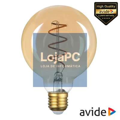 Lâmpada E27 4.5W G80 230V Filamento 2700K 400lm AVIDE