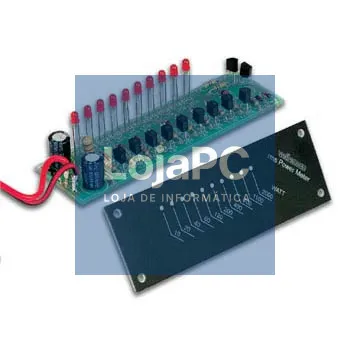 KIT INDICADOR DE POTÊNCIA ÁUDIO A LEDS VELLEMAN