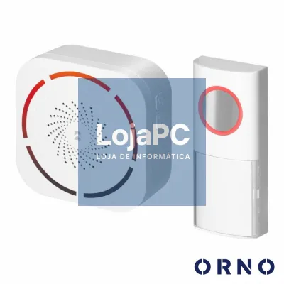 Campainha S/ Fios C/ 1 Receptor 2xAA 150m IP44 ORNO