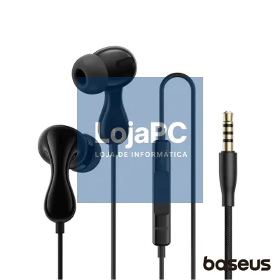 Auscultadores Stereo C/ Fios E Microfone Encok HZ20 BASEUS