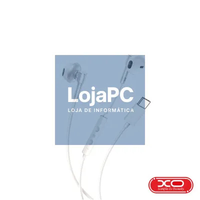 Auscultadores Stereo C/ Fios E Microfone IPX5 Branco XO