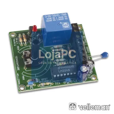 KIT TERMOSTATO C/ INDICADOR LED VELLEMAN