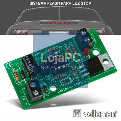 KIT SISTEMA DE FLASH P/ TERCEIRO STOP VELLEMAN
