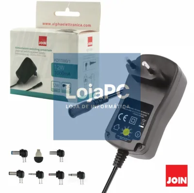 Alimentador Universal 3-12V 1A 12W JOIN