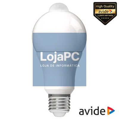 Lâmpada LED E27 R60 8.8W 230V 4000K 806lm C/ Sensor AVIDE