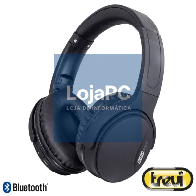 Auscultadores Bluetooth S/ Fios Preto TREVI