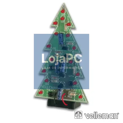 KIT ÁRVORE DE NATAL C/ LEDS VELLEMAN