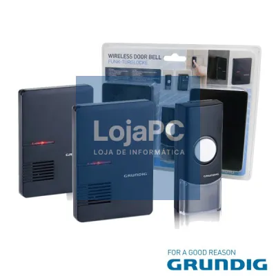 CAMPAINHA S/ FIOS C/ 2 RECEPTORES E COMANDO GRUNDIG