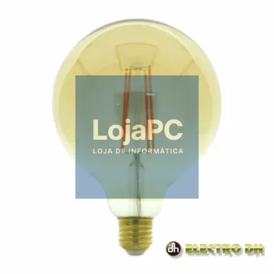 Lâmpada LED E27 Globo Filamento G125 4W 230V 1800K 330lm