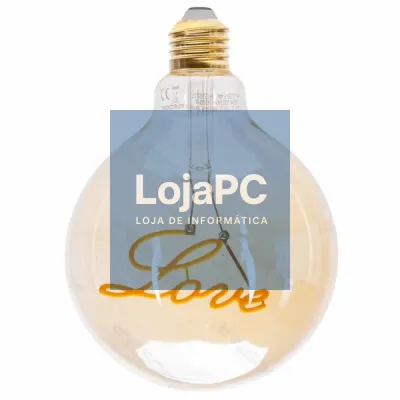 Lâmpada LED E27 Globo Filamento "Love "4W 230V 1800K 250lm