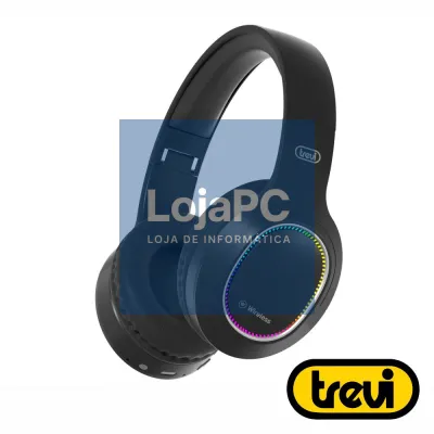 Auscultadores Bluetooth 5.3 S/ Fios Stereo RGB TREVI