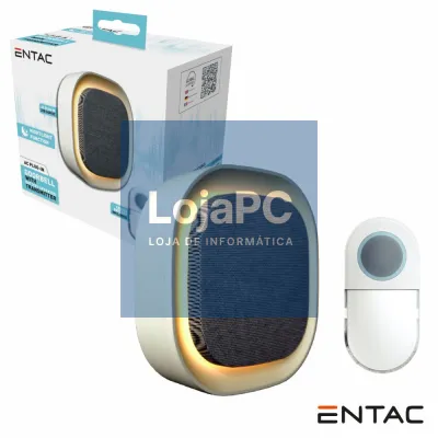 Campainha S/ Fios C/ 1 Receptor 150m IP44 ENTAC
