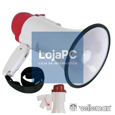 MEGAFONE 10W C/GRAVAÇÃO DE VOZ VELLEMAN