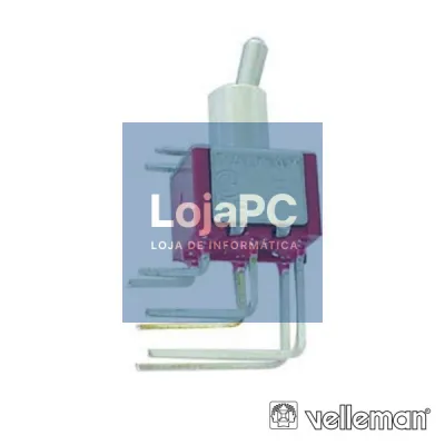 INTERRUPTOR ALAVANCA DPDT 90° VERTICAL ON-OFF-ON