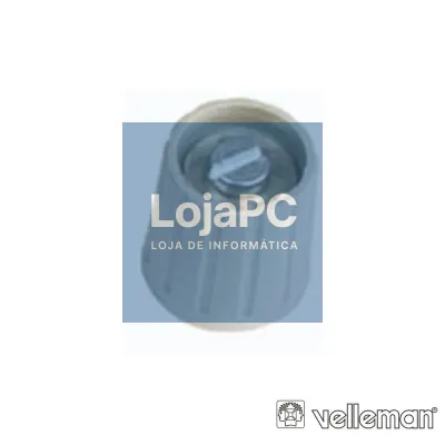 Botão p/ Potenciómetro Cinza 15mm/6.35mm VELLEMAN