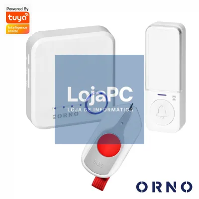 Campainha S/ Fios C/ 1 Receptor 230Vac IP44 200m WIFI TUYA