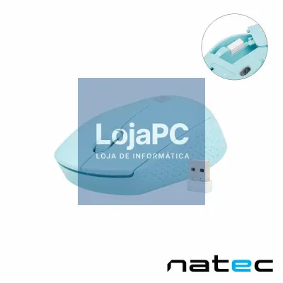 Rato Óptico STORK S/ Fios 1600DPI USB Azul NATEC