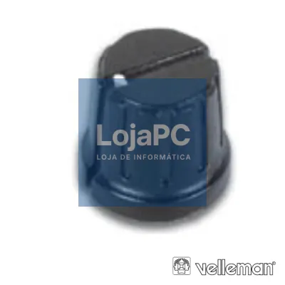 BOTÃO PRETO C/ PONTO BRANCO 20.8x6MM