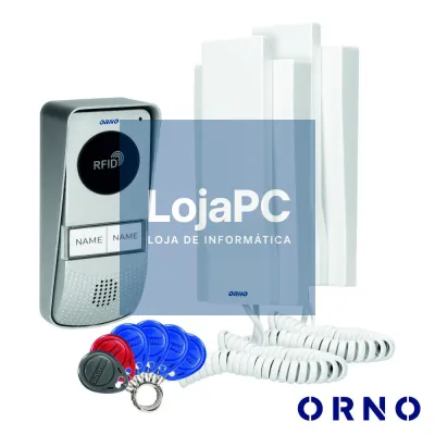 Campainha C/ 2 Intercomunicadores E Sensor RFID ORNO