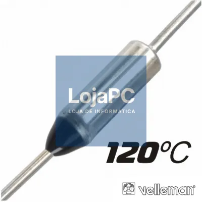 FUSÍVEL TÉRMICO 120ºC 250V VELLEMAN